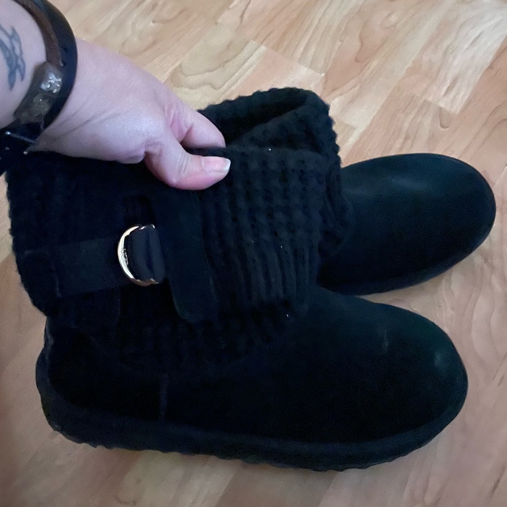 Ugg Adilene black boots.